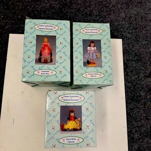 Madame Alexander 3 piece collectable figurine set new in box Cinderella Sno